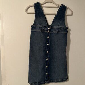 Levi's Kids Pinafore Jumper Sleeveless Denim Short Dress size 10